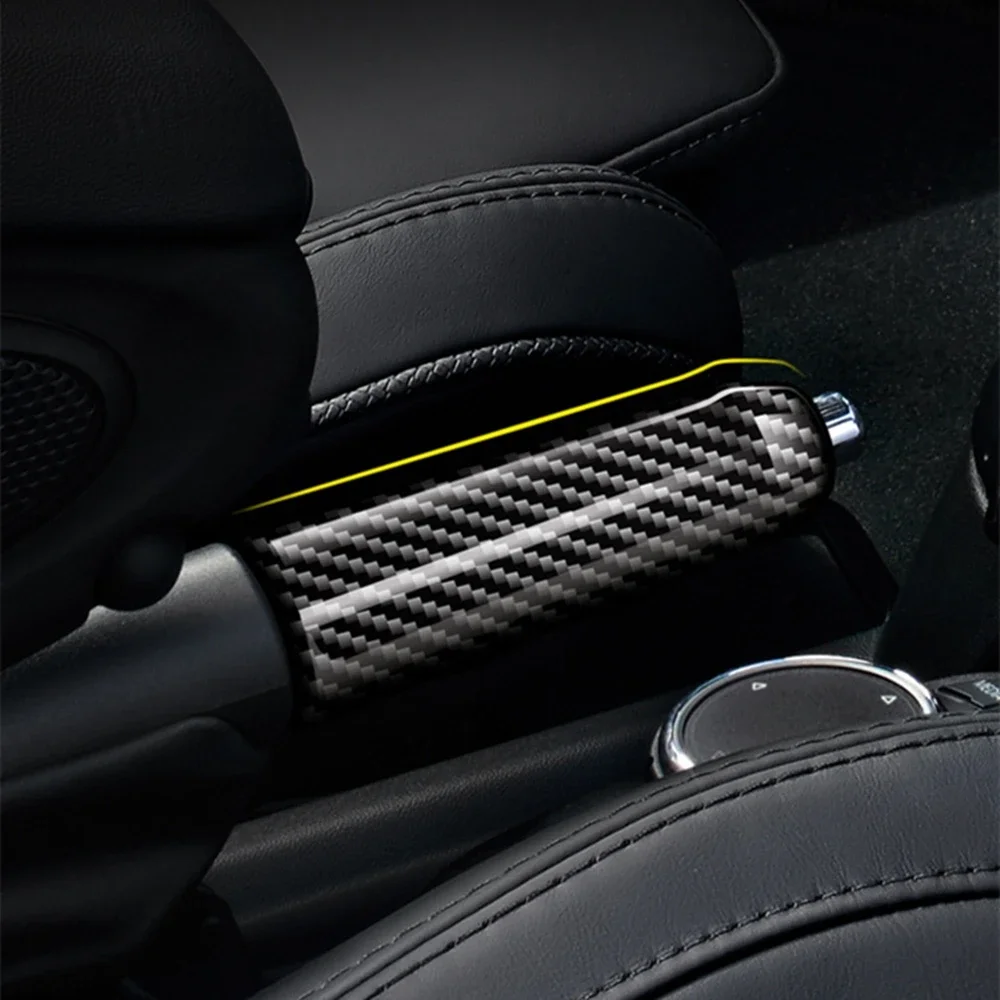 Поп для Mini Cooper F55 F56 F57 2013-2019 Ручка консоли стояночного тормоза Крышка ручного тормоза из настоящего углеродного волокна Чехол для рук Cap Tri
Поп для Mini Cooper F55 F56 F57 2013-2019 Ручка консоли стояночного тормоза Крышка ручного тормоза из настоящего углеродного волокна Чехол для рук Cap Tri