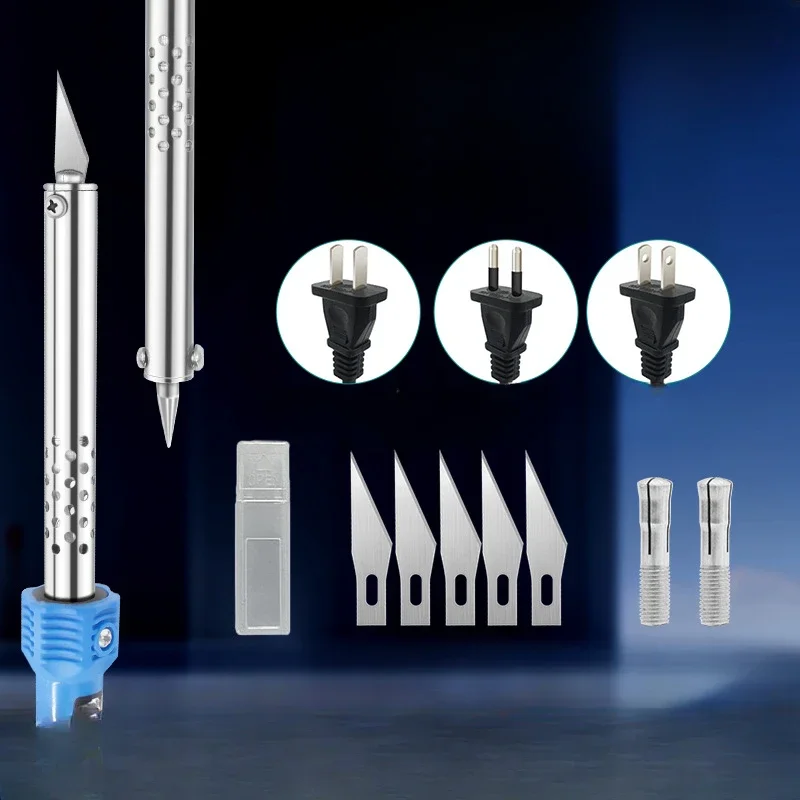 Home Use Direct Insertion Soldering Iron 30W40W60W Electric Knife Hot Iron Punching Board Solder Joint Soldering Pen
Home Use Direct Insertion Soldering Iron 30W40W60W Electric Knife Hot Iron Punching Board Solder Joint Soldering Pen