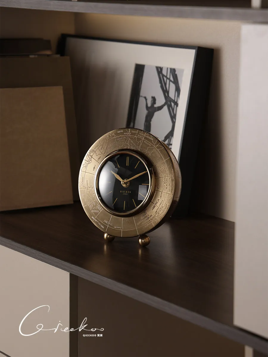 Desktop ornaments, metal material round, multi-functional, home, retroaccessible luxury clock, decorations, entrance classyretro
Desktop ornaments, metal material round, multi-functional, home, retroaccessible luxury clock, decorations, entrance classyretro