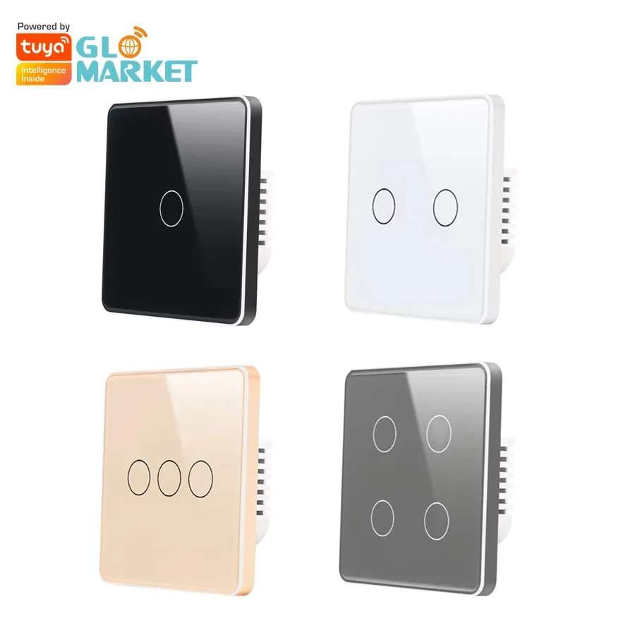Smartier EU Smart WiFi Wall Touch Switch 4 Gangs Glass Panel With Metal Frame Electrical Light Switch Tuya Smart Switch
Smartier EU Smart WiFi Wall Touch Switch 4 Gangs Glass Panel With Metal Frame Electrical Light Switch Tuya Smart Switch