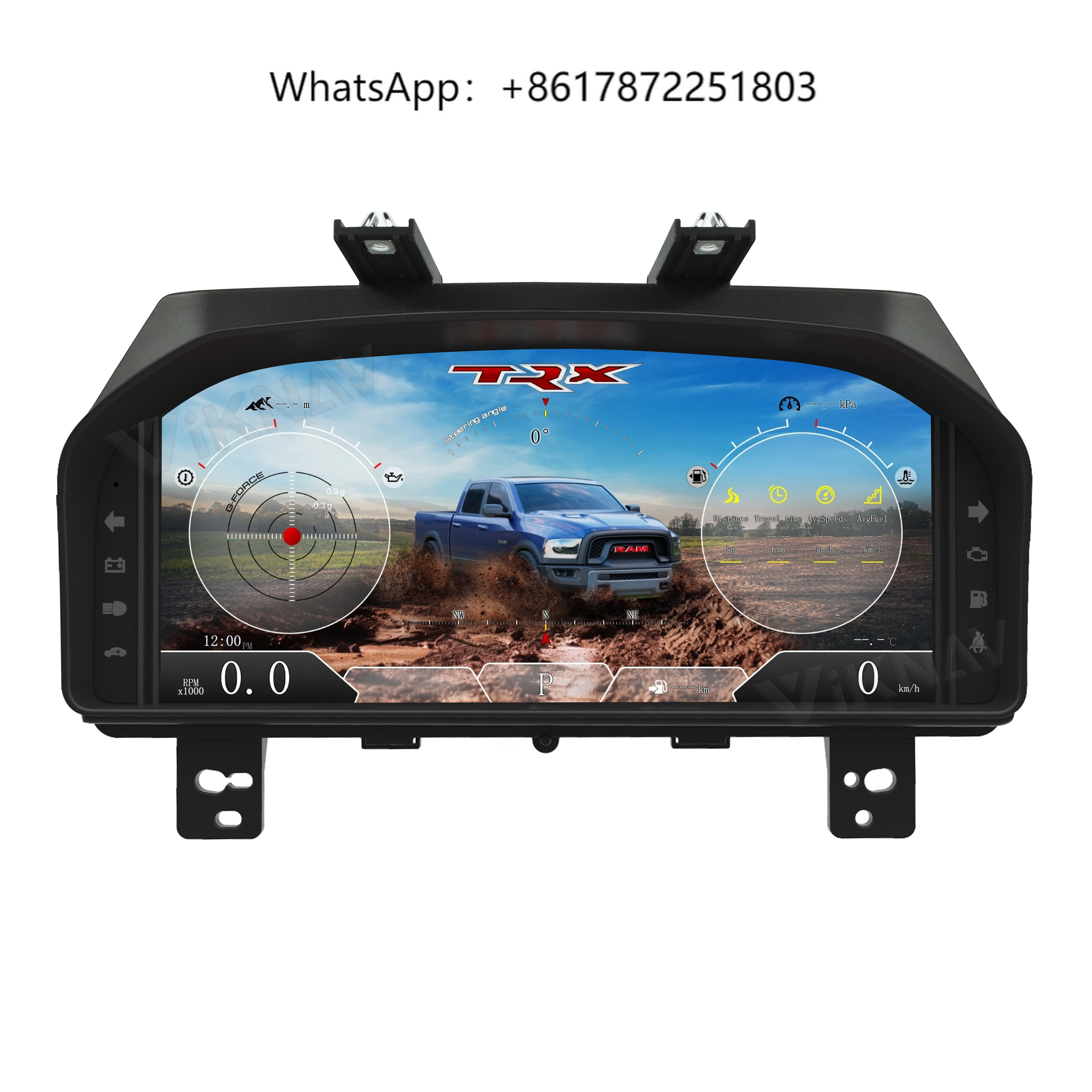 Viknav 13.1 Inch Digital Dashboard Gauge Cluster for Dodge Ram 1500 2013-2018 Linux System Original Car Speedometer Display
Viknav 13.1 Inch Digital Dashboard Gauge Cluster for Dodge Ram 1500 2013-2018 Linux System Original Car Speedometer Display