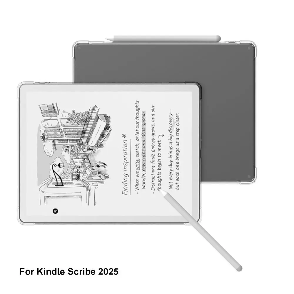 Soft TPU 11″ E-Reader Case Airbag Clear Protective Shell Anti Scratch Drop Resistance for Kindle Scribe 11"/Colorsoft 11"
Soft TPU 11″ E-Reader Case Airbag Clear Protective Shell Anti Scratch Drop Resistance for Kindle Scribe 11"/Colorsoft 11"