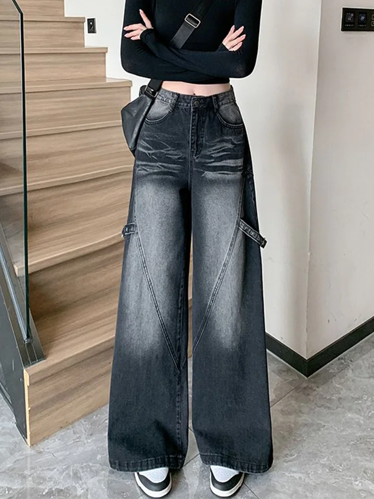 Women's Black Gothic Cargo Baggy Jeans Washed Y2K Japanese Harajuku Streetwear 2000s Vintage Wide Leg Jeans Pants Clothing 2025
Women's Black Gothic Cargo Baggy Jeans Washed Y2K Japanese Harajuku Streetwear 2000s Vintage Wide Leg Jeans Pants Clothing 2025