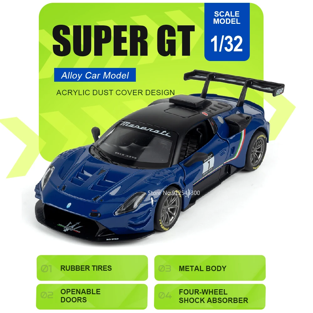 Масштабная модель автомобиля GT2 1:32, статическая модель из сплава, металлическая литая под давлением, с открывающимися дверями, игрушечная модель спортивного автомобиля, украшение для офисного стола
Масштабная модель автомобиля GT2 1:32, статическая модель из сплава, металлическая литая под давлением, с открывающимися дверями, игрушечная модель спортивного автомобиля, украшение для офисного стола