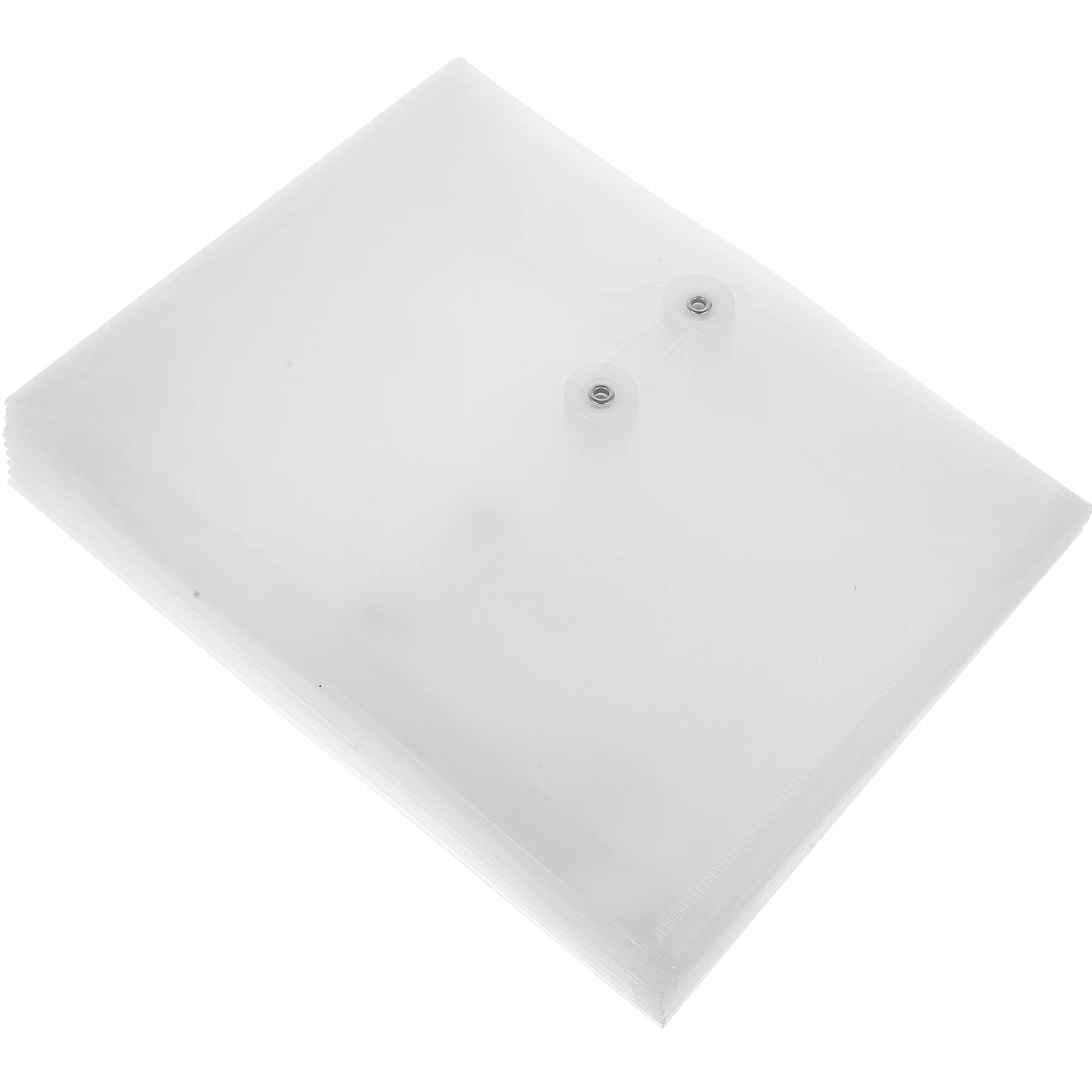 12pcs Clear File Folders Lightweight Pp Material Large Capacity Document Bags Office Supplies Rope Button Closure A5 Size
12pcs Clear File Folders Lightweight Pp Material Large Capacity Document Bags Office Supplies Rope Button Closure A5 Size