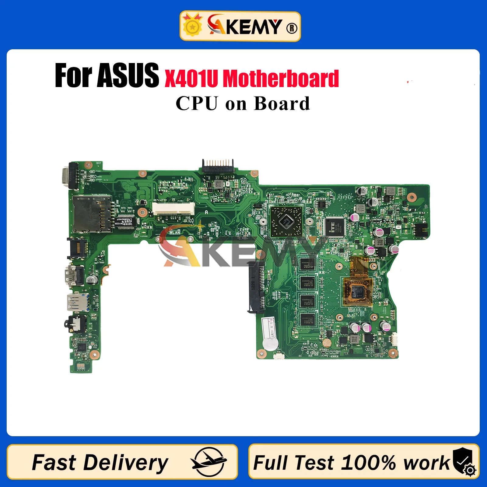 X401U Laptop Motherboard For ASUS VivoBook X401U X401U Notebook Mainboard With CPU 100% tests OK fast shipping High quality
X401U Laptop Motherboard For ASUS VivoBook X401U X401U Notebook Mainboard With CPU 100% tests OK fast shipping High quality