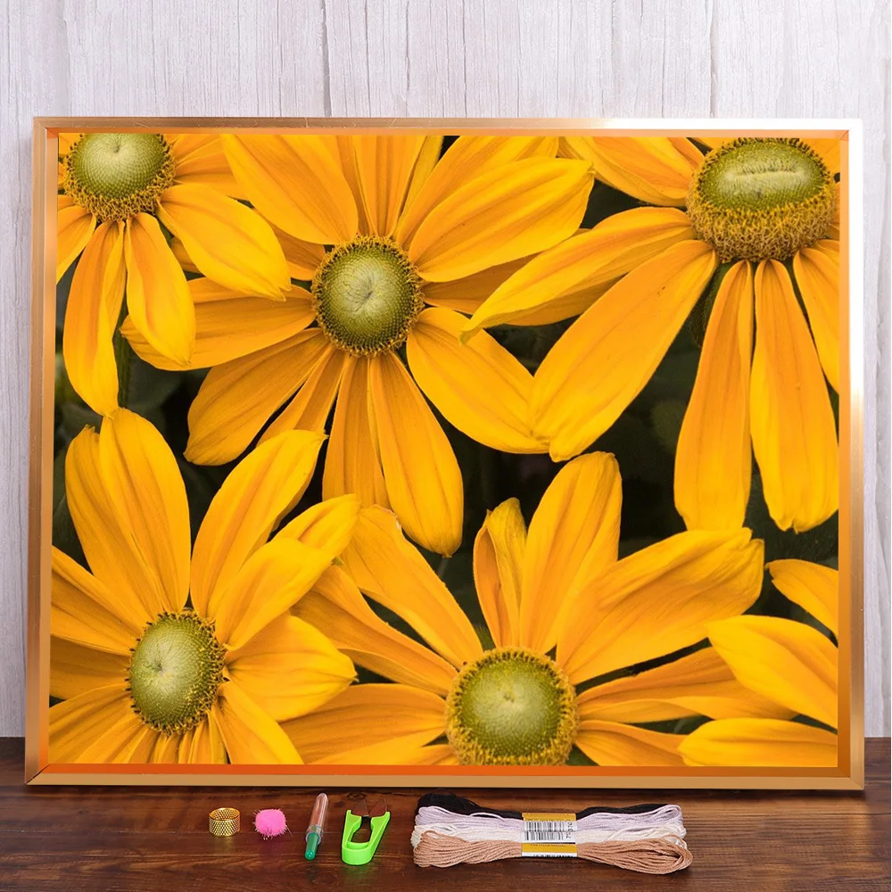 Yellow Flowers Printed Fabric Cross Stitch DIY Embroidery Patterns Knitting Handmade Needlework Craft Mulina Home Decor Jewelry
Yellow Flowers Printed Fabric Cross Stitch DIY Embroidery Patterns Knitting Handmade Needlework Craft Mulina Home Decor Jewelry