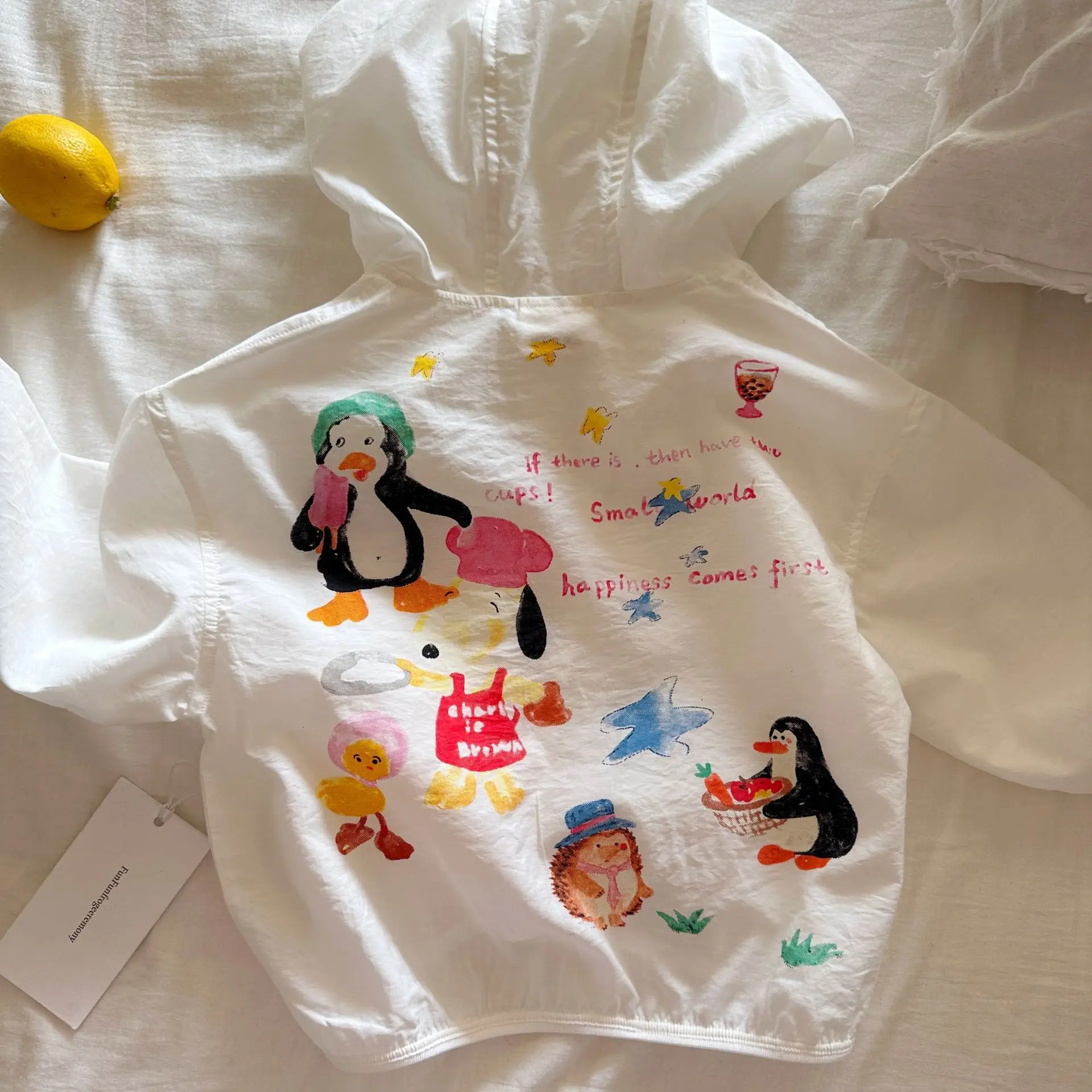 2026 Summer New Children Sunscreen Clothing Cute Cartoon Print Girls Long Sleeve Hooded Coat Kids Boys Cotton Yarn Cardigan
2026 Summer New Children Sunscreen Clothing Cute Cartoon Print Girls Long Sleeve Hooded Coat Kids Boys Cotton Yarn Cardigan