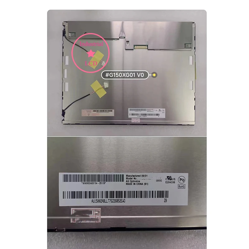 LCD G150XG01 V0 Original 15 Inch Display Screen Panel 1024(RGB)×768
LCD G150XG01 V0 Original 15 Inch Display Screen Panel 1024(RGB)×768
