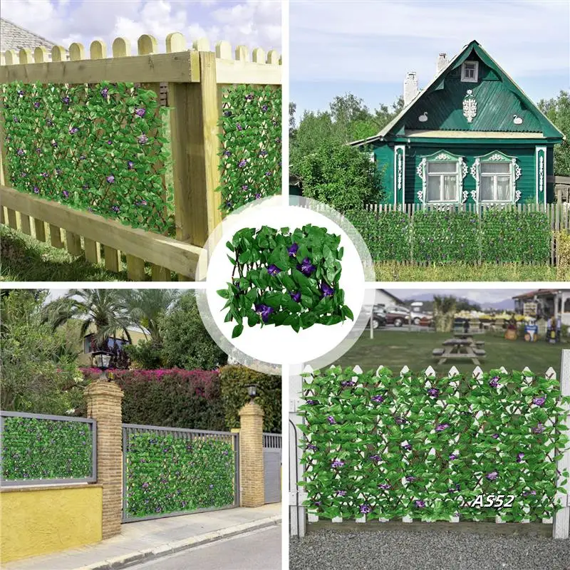 Ivy Privacy Fence Расширяемая решетка экрана с фиолетовыми цветами для декора сада, 40 см
Ivy Privacy Fence Расширяемая решетка экрана с фиолетовыми цветами для декора сада, 40 см