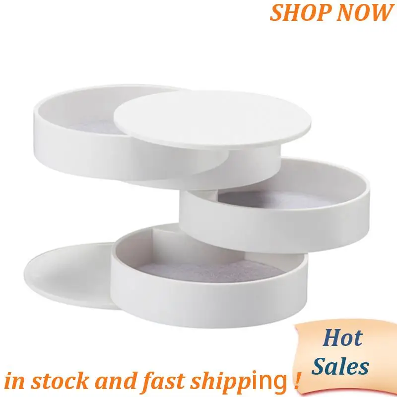 Jewelry Storage Box Rotatable Jewelry Accessories Storage Tray With Lid Box Earrings Jewelry Storage Box Black Easy To Use
Jewelry Storage Box Rotatable Jewelry Accessories Storage Tray With Lid Box Earrings Jewelry Storage Box Black Easy To Use