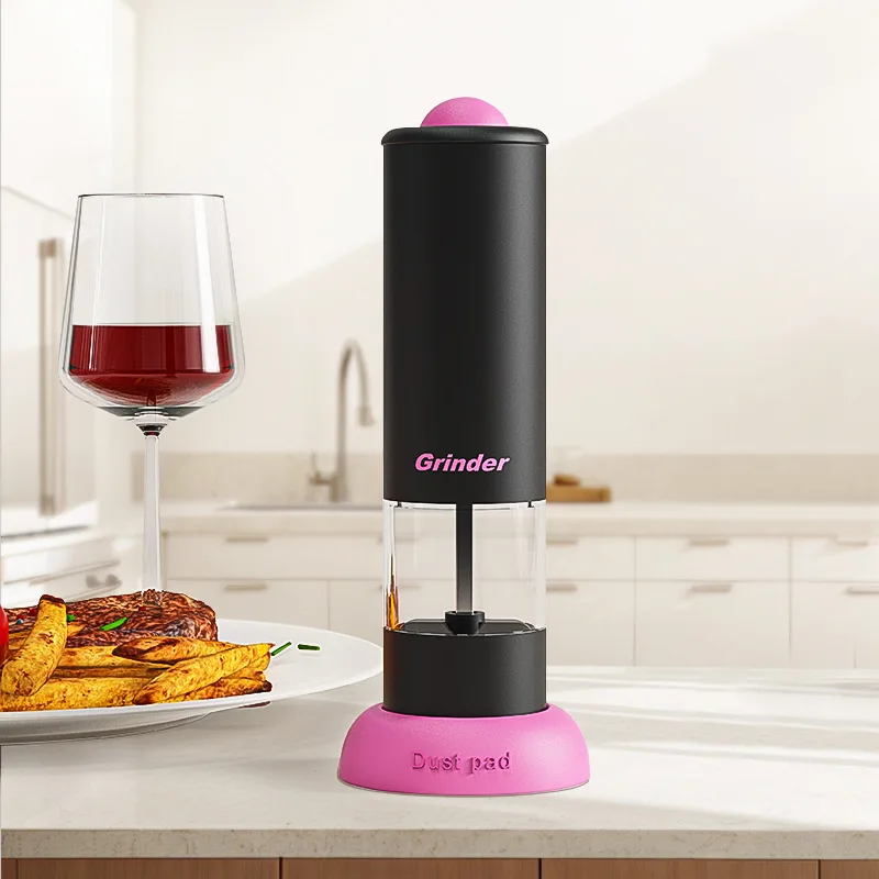 Electric Pepper Grinder for Kitchen USB Rechargeable Household Use Freshly Ground Sea Salt And Black Grain Pepper Powder Maker
Electric Pepper Grinder for Kitchen USB Rechargeable Household Use Freshly Ground Sea Salt And Black Grain Pepper Powder Maker