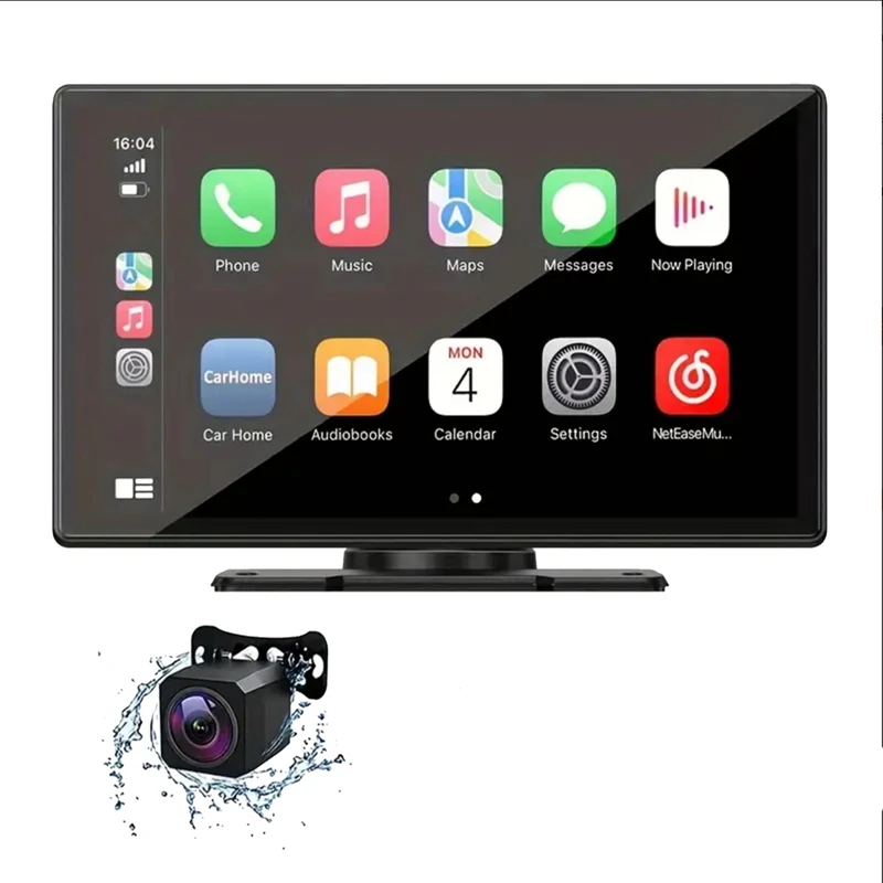 Portable Wireless Carplay Screen For Car,9In Wireless Apple Carplay&Android Auto,DVR,Car Audio Receivers GPS Navigation
Portable Wireless Carplay Screen For Car,9In Wireless Apple Carplay&Android Auto,DVR,Car Audio Receivers GPS Navigation