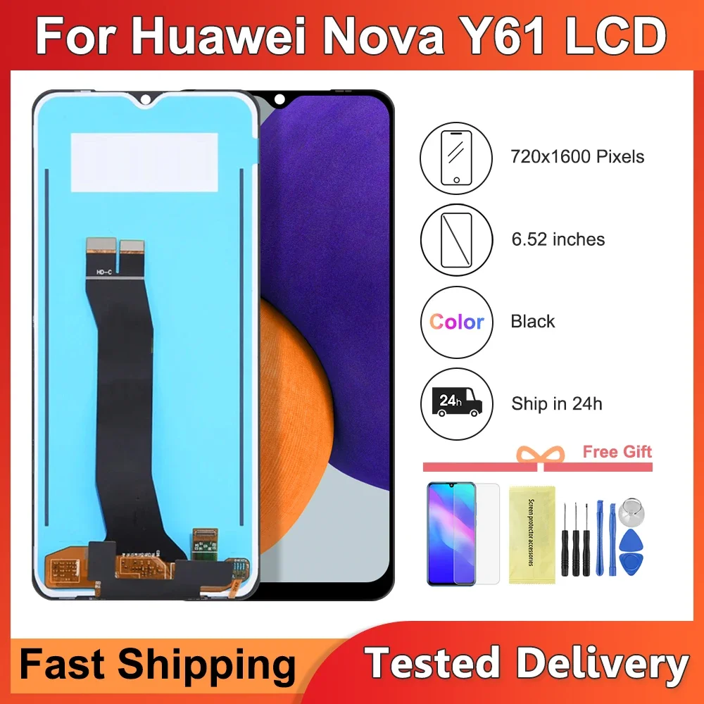 6,52 "для Huawei Nova Y61 ЖК-дисплей EVE-LX9 LX9N EVE-LX3 рамка дисплея сенсорная панель дигитайзер в сборе для экрана Huawei Nova Y61
6,52 "для Huawei Nova Y61 ЖК-дисплей EVE-LX9 LX9N EVE-LX3 рамка дисплея сенсорная панель дигитайзер в сборе для экрана Huawei Nova Y61