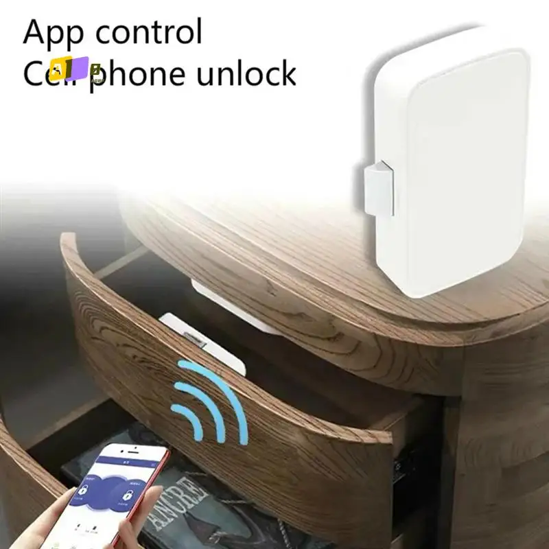 A08F-Tuya Lock Bluetooth Drawer Lock, Wireless Smart Security Cabinet Electronic Lock Keyless Invisible Safety Cabinet Locks
A08F-Tuya Lock Bluetooth Drawer Lock, Wireless Smart Security Cabinet Electronic Lock Keyless Invisible Safety Cabinet Locks