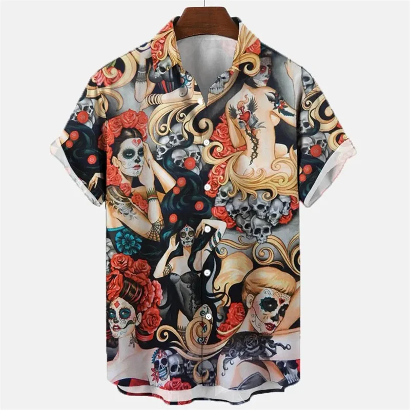 2023 Mermaid Retro Art 3d Digital Print Pattern Men's Shirt Retro Hawaiian Shirt Man Street Short Sleeve Top Loose Shirt For Men
2023 Mermaid Retro Art 3d Digital Print Pattern Men's Shirt Retro Hawaiian Shirt Man Street Short Sleeve Top Loose Shirt For Men