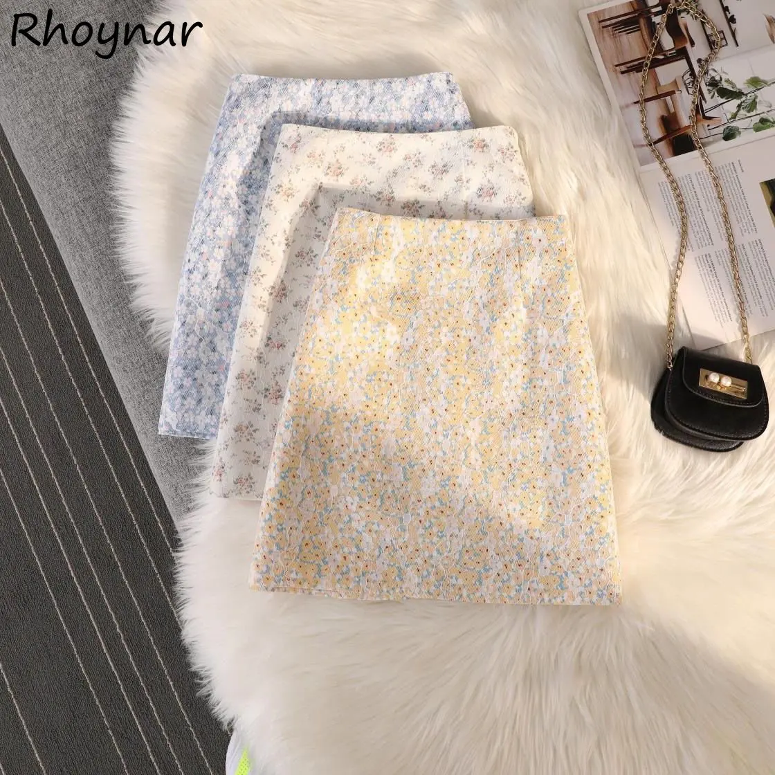 Elegant Skirts Women Floral Retro Chic Summer Lace Design Office Lady Simple Basic A-line Slim Holiday Korean Faldas Mujer Cozy
Elegant Skirts Women Floral Retro Chic Summer Lace Design Office Lady Simple Basic A-line Slim Holiday Korean Faldas Mujer Cozy