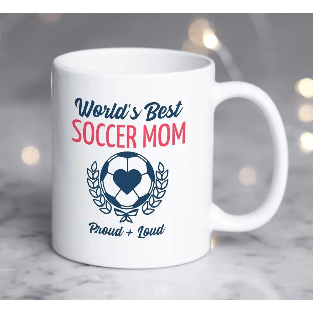 World's Best Soccer Mom Coffee Mug 11oz – Ceramic Cup for Sports Mom, Mother's Day Birthday Gift, Dishwasher & Microwave Safe
World's Best Soccer Mom Coffee Mug 11oz – Ceramic Cup for Sports Mom, Mother's Day Birthday Gift, Dishwasher & Microwave Safe