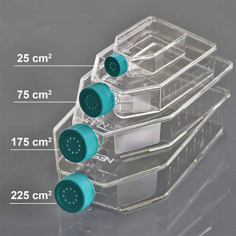 Cell culture flask, breathable cap seal cap TC treatment 707003 708003 709003 707001 708001 709001
Cell culture flask, breathable cap seal cap TC treatment 707003 708003 709003 707001 708001 709001