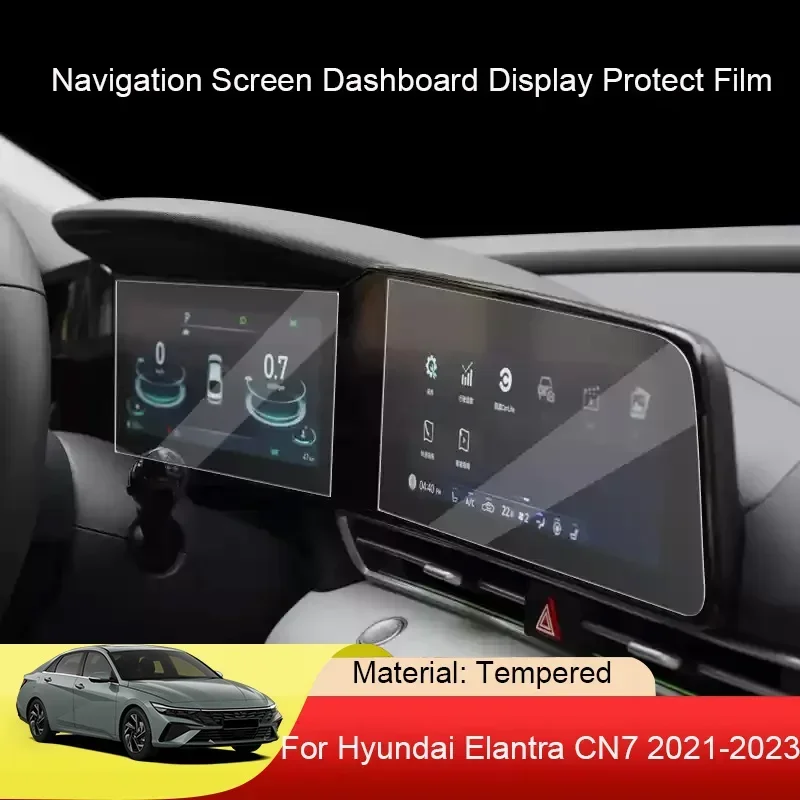 Car GPS Navigation Screen Protect Tempered Film Dashboard Display Sticker Accessories For Hyundai Elantra CN7 2021-2023 10.25"
Car GPS Navigation Screen Protect Tempered Film Dashboard Display Sticker Accessories For Hyundai Elantra CN7 2021-2023 10.25"