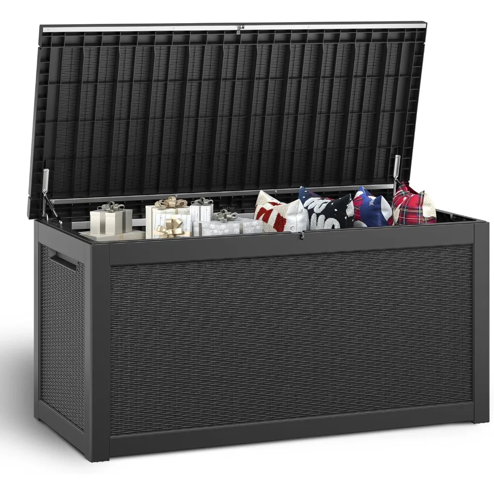 260 Gallon Outdoor Storage Large Sturdy , Backyard Outside Storage Box Waterproof with Double Wall Panels, Deck Boxes
260 Gallon Outdoor Storage Large Sturdy , Backyard Outside Storage Box Waterproof with Double Wall Panels, Deck Boxes