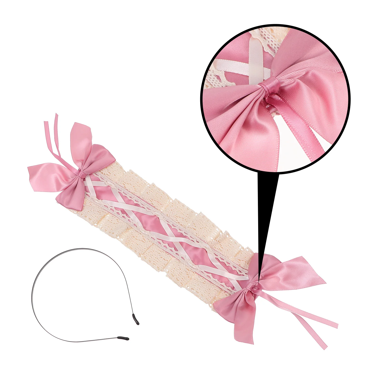 1Pcs Lolita Lace Hairband Bowknot Headband Lightweight Hair Loop Cosplay Party Performance Headdress Lolita Headband
1Pcs Lolita Lace Hairband Bowknot Headband Lightweight Hair Loop Cosplay Party Performance Headdress Lolita Headband