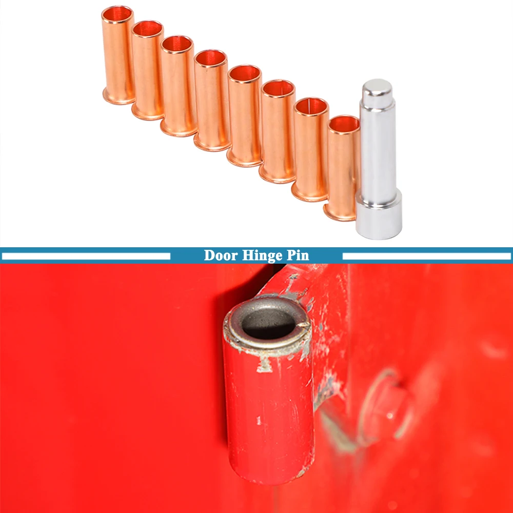 Brass Door Hinge Pin Door Bushing Removal Tool Hinge Liners Car Replacement for Jeep Wrangler JK JKU JL JLU JT 2007-2024 4-Door
Brass Door Hinge Pin Door Bushing Removal Tool Hinge Liners Car Replacement for Jeep Wrangler JK JKU JL JLU JT 2007-2024 4-Door