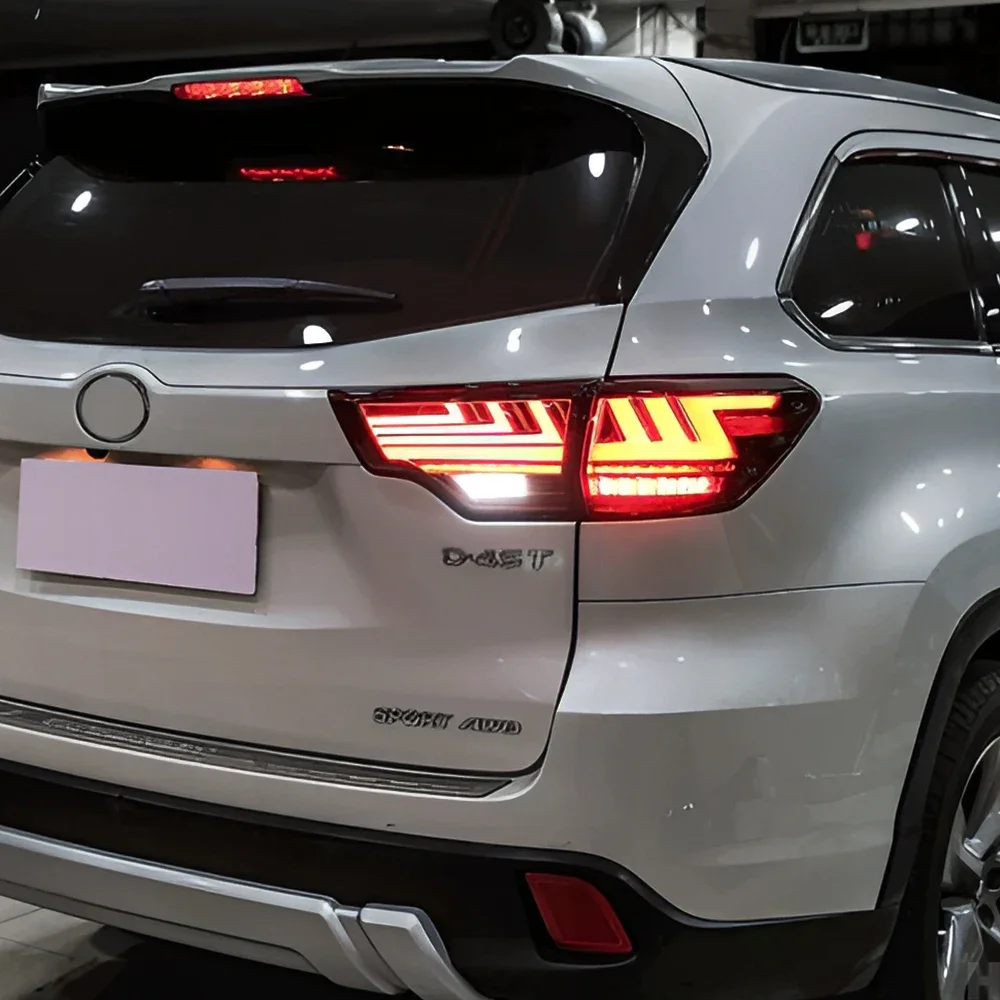 Автомобильный задний фонарь для Toyota Highlander 2015-2021, абсолютно новое обновление, светодиодный стример Plug and Play, стиль поворота, горячая распродажа, аксессуары
Автомобильный задний фонарь для Toyota Highlander 2015-2021, абсолютно новое обновление, светодиодный стример Plug and Play, стиль поворота, горячая распродажа, аксессуары