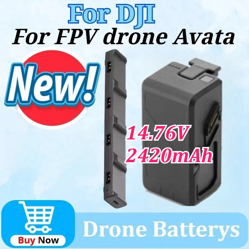 14.76V 2420mAh Capacity Expansion Battery, Compatible for DJI FPV Drone for Avata Battery Accessories
14.76V 2420mAh Capacity Expansion Battery, Compatible for DJI FPV Drone for Avata Battery Accessories