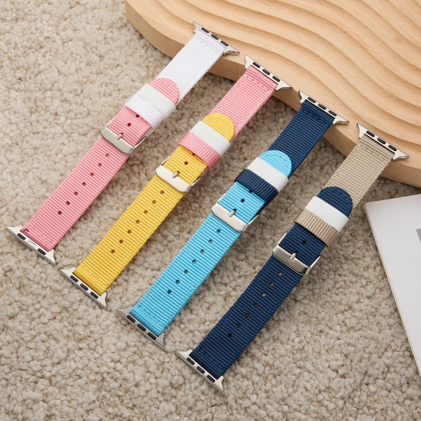 Superior Canvas loop Correa For Apple Watch band Series 10/9/8/7/6/5/4/3/2/1 SE 38mm 40mm 41mm 42mm 44mm 45mm 46mm 49mm Strap
Superior Canvas loop Correa For Apple Watch band Series 10/9/8/7/6/5/4/3/2/1 SE 38mm 40mm 41mm 42mm 44mm 45mm 46mm 49mm Strap