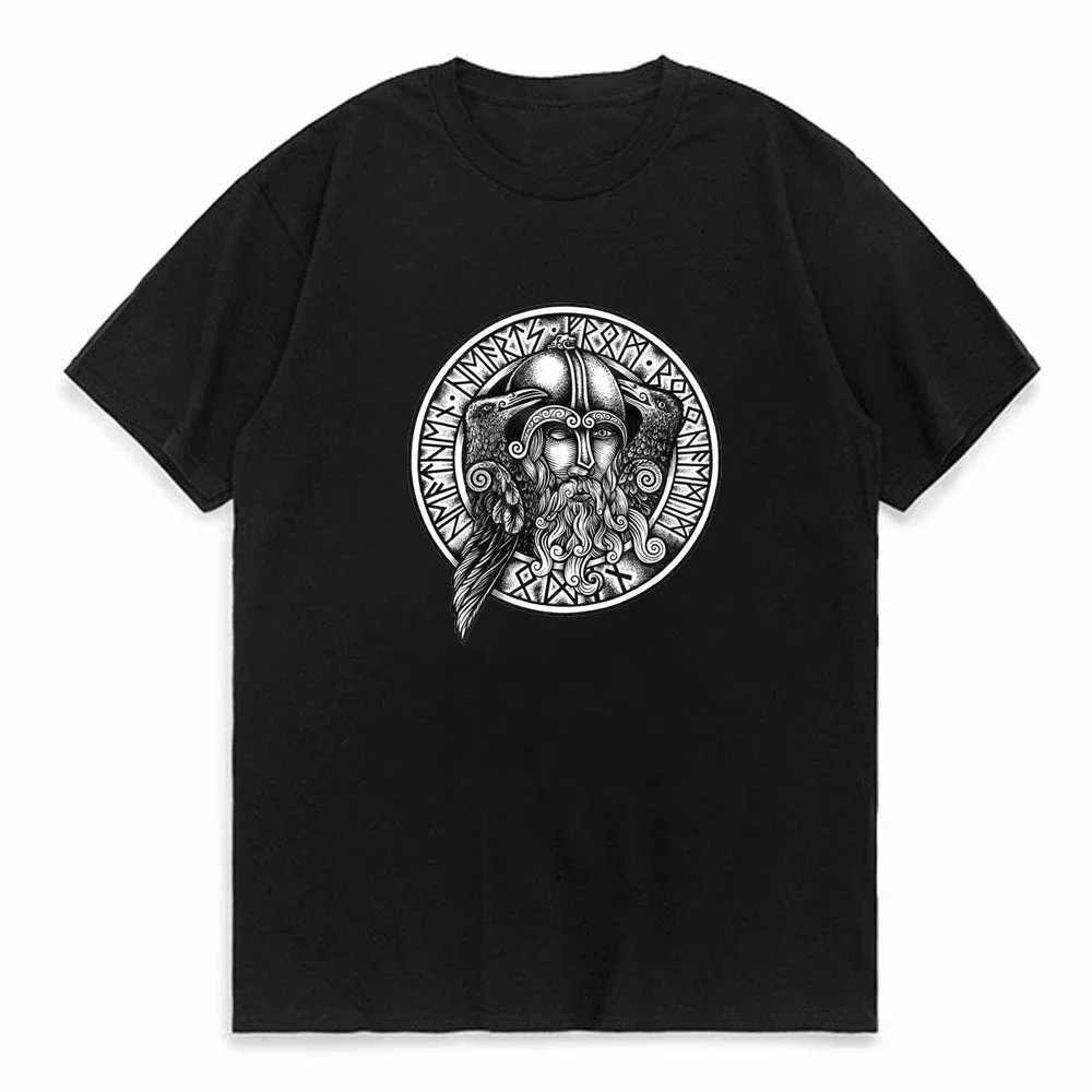 Summer viking Print T shirt Men Short Sleeve Viking legend T-Shirt Retro Classic Tee Shirt Valhalla Odin Tops Mens Cotton Tshirt
Summer viking Print T shirt Men Short Sleeve Viking legend T-Shirt Retro Classic Tee Shirt Valhalla Odin Tops Mens Cotton Tshirt