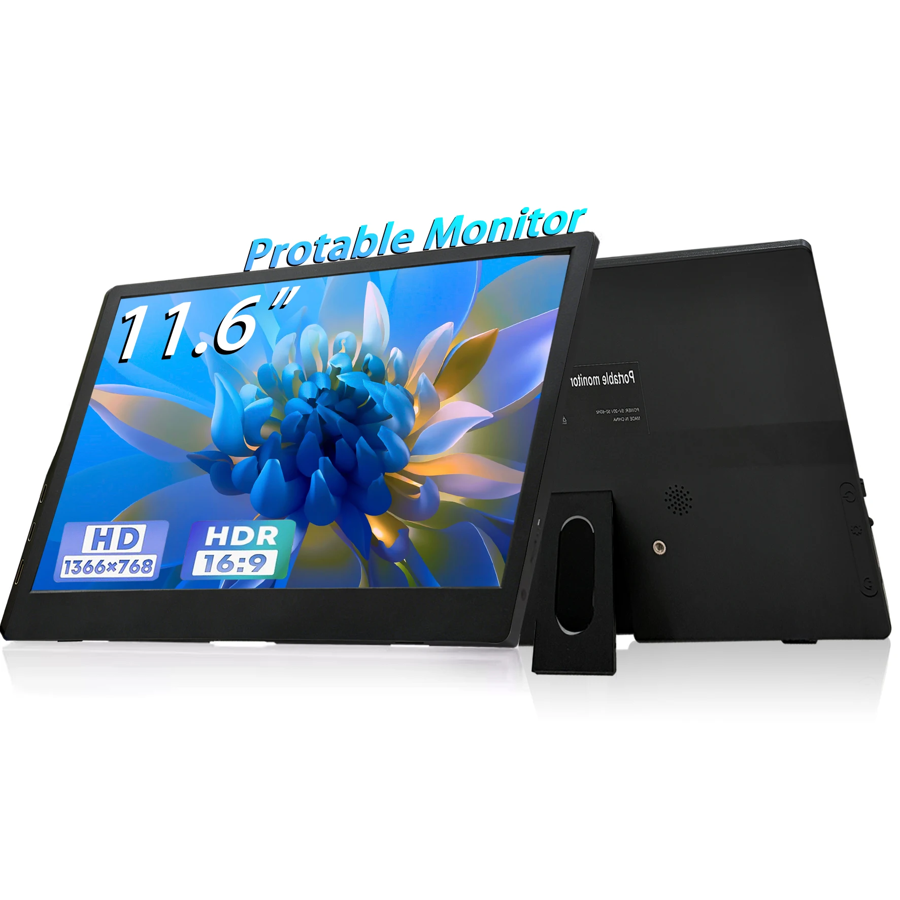 Портативный монитор AHXJKA 11,6 дюйма, дисплей 1366X768, игровой монитор для ПК, Raspberry Pi, ноутбука, PS4, Xbox360, Switch, совместимый с HDMI
Портативный монитор AHXJKA 11,6 дюйма, дисплей 1366X768, игровой монитор для ПК, Raspberry Pi, ноутбука, PS4, Xbox360, Switch, совместимый с HDMI