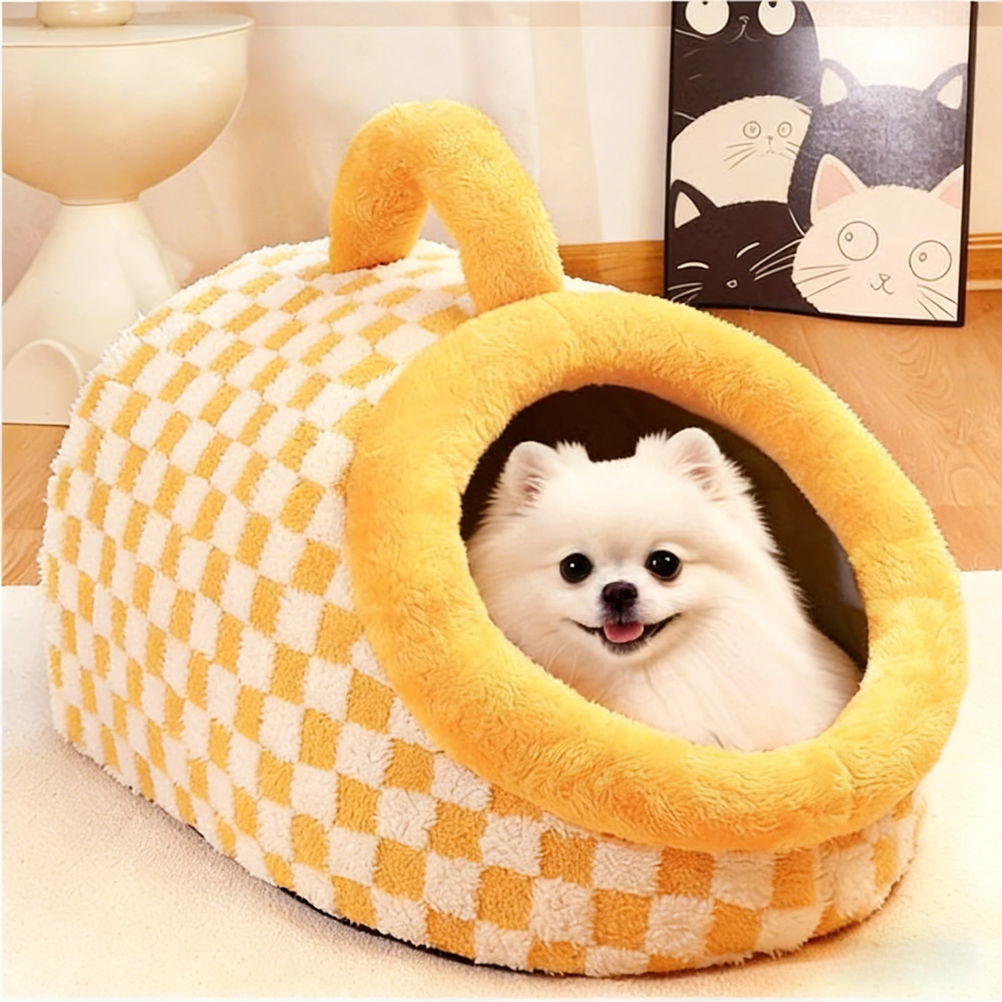 Slippers, cat kennel, warm in winter, universal in all seasons, semi-closed in winter, safe in winter, pet sleeping nest,Cat bed
Slippers, cat kennel, warm in winter, universal in all seasons, semi-closed in winter, safe in winter, pet sleeping nest,Cat bed