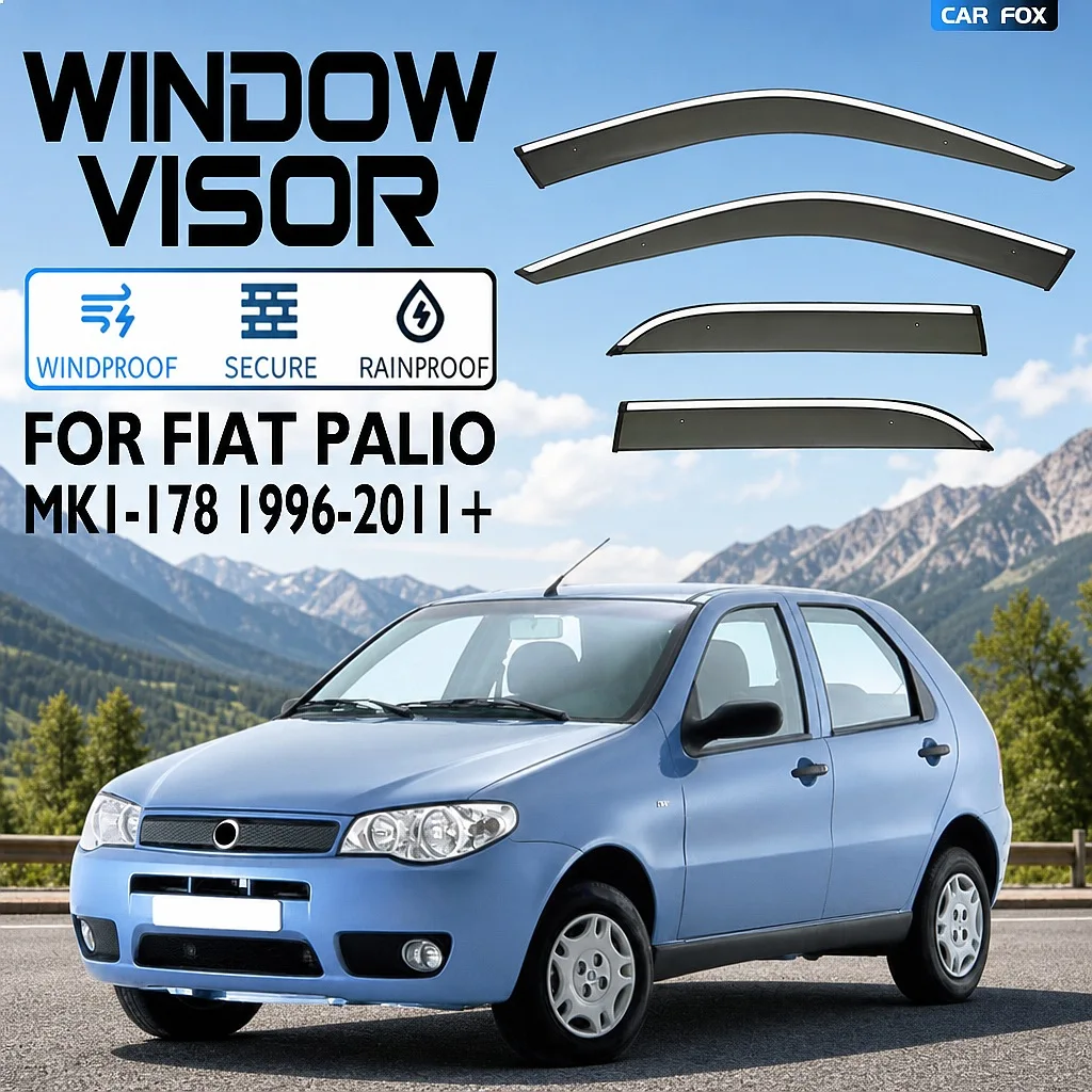 For FIAT Palio Weekend 1996-2011 Car Window Visor Rain Sun Shade Side Shield Auto Accessories
For FIAT Palio Weekend 1996-2011 Car Window Visor Rain Sun Shade Side Shield Auto Accessories
