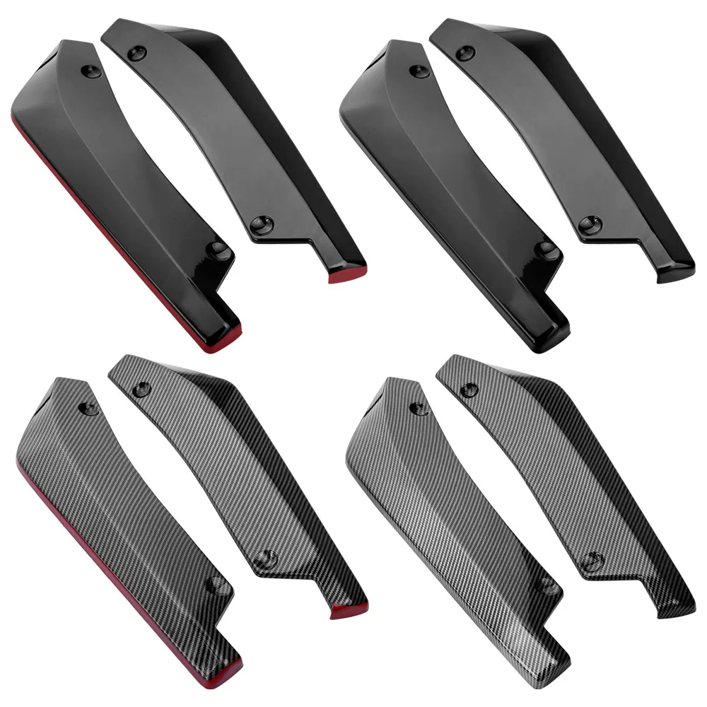 2PCS Universal Front & Rear Bumper Lip Spoiler Set - Diffuser Splitter with Scratch Protection & Side Winglets
2PCS Universal Front & Rear Bumper Lip Spoiler Set - Diffuser Splitter with Scratch Protection & Side Winglets