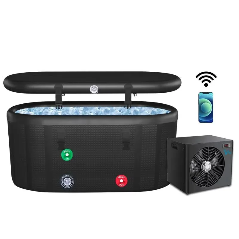 Xiangyin Vanace High Quality New Style Cold Plunge Recovery Ice Bath DWF Inflatable Ice Bath Tub With 1hp Water Chiller Ozone
Xiangyin Vanace High Quality New Style Cold Plunge Recovery Ice Bath DWF Inflatable Ice Bath Tub With 1hp Water Chiller Ozone