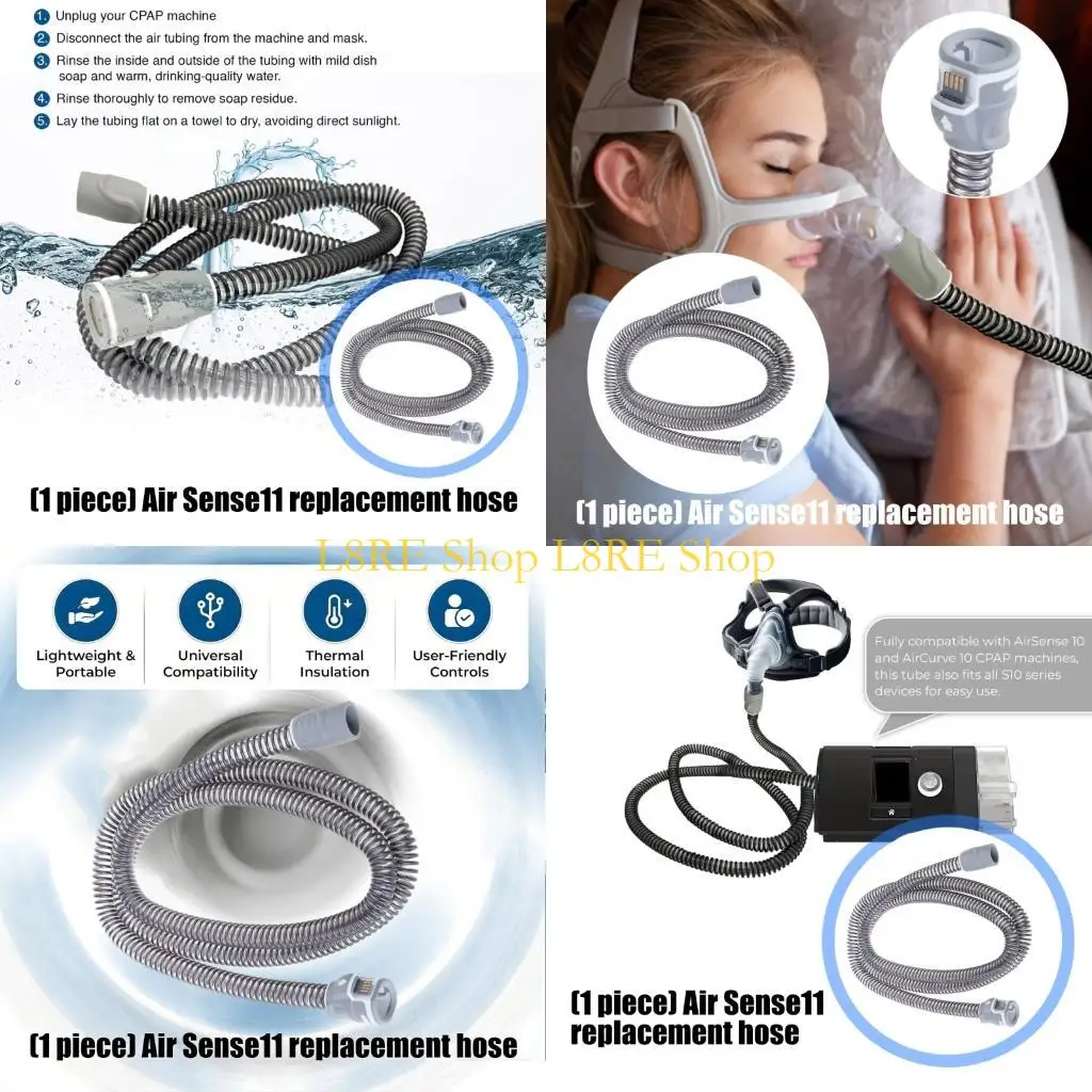 L8RE Easy Installation CPAP Tube Lightweight Flexible Portable Therapy Solution
L8RE Easy Installation CPAP Tube Lightweight Flexible Portable Therapy Solution