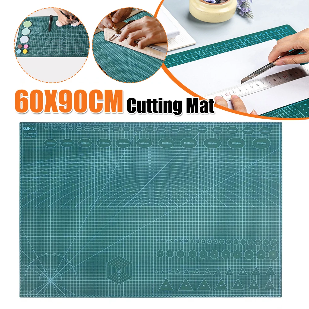 Самовосстанавливающийся коврик для резки с сеткой, двусторонняя ПВХ-подложка для резака 90x60 см, 3-слойный коврик для ткани, рукоделия и художественных работ
Самовосстанавливающийся коврик для резки с сеткой, двусторонняя ПВХ-подложка для резака 90x60 см, 3-слойный коврик для ткани, рукоделия и художественных работ