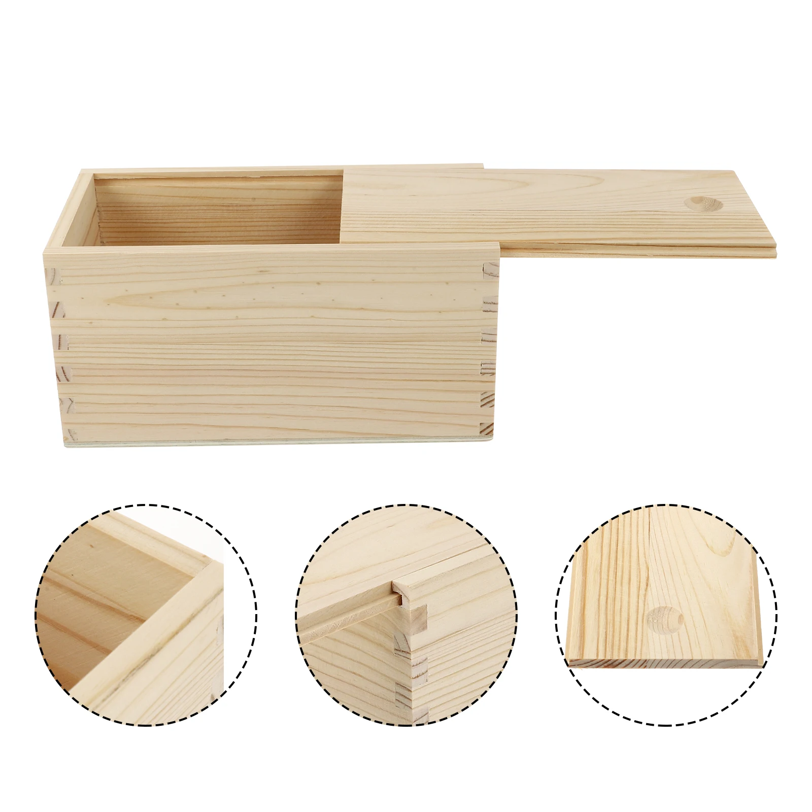 1PCS Wooden Sliding Box Storage Container Household Multi Function Premium Wood Material Sturdy Home Accessory
1PCS Wooden Sliding Box Storage Container Household Multi Function Premium Wood Material Sturdy Home Accessory