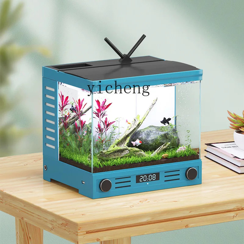 XL voice intelligent small fish tank, desktop landscaping tank creative home mini goldfish tank package
XL voice intelligent small fish tank, desktop landscaping tank creative home mini goldfish tank package