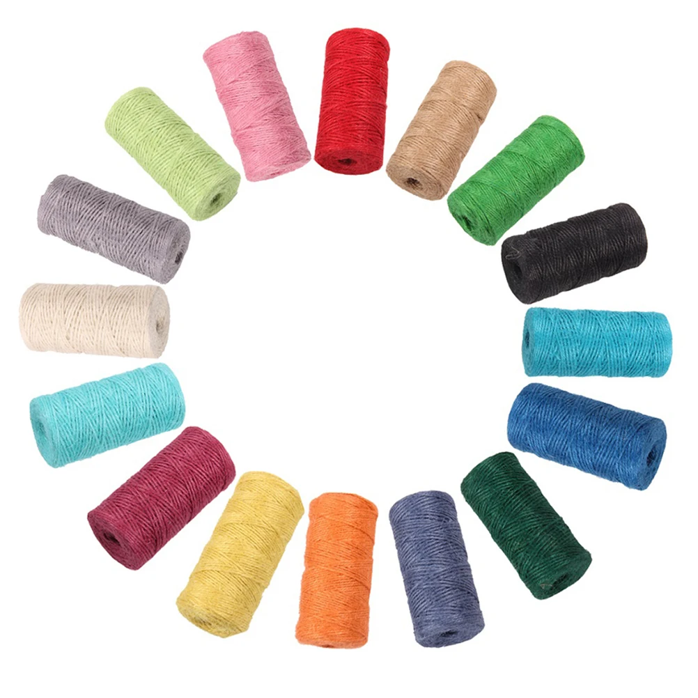 2pcs Colored Twine Craft Cord Soft Cotton Rope Holiday Decorative String for DIY Gifts Wrapping Arts Projects Christmas
2pcs Colored Twine Craft Cord Soft Cotton Rope Holiday Decorative String for DIY Gifts Wrapping Arts Projects Christmas