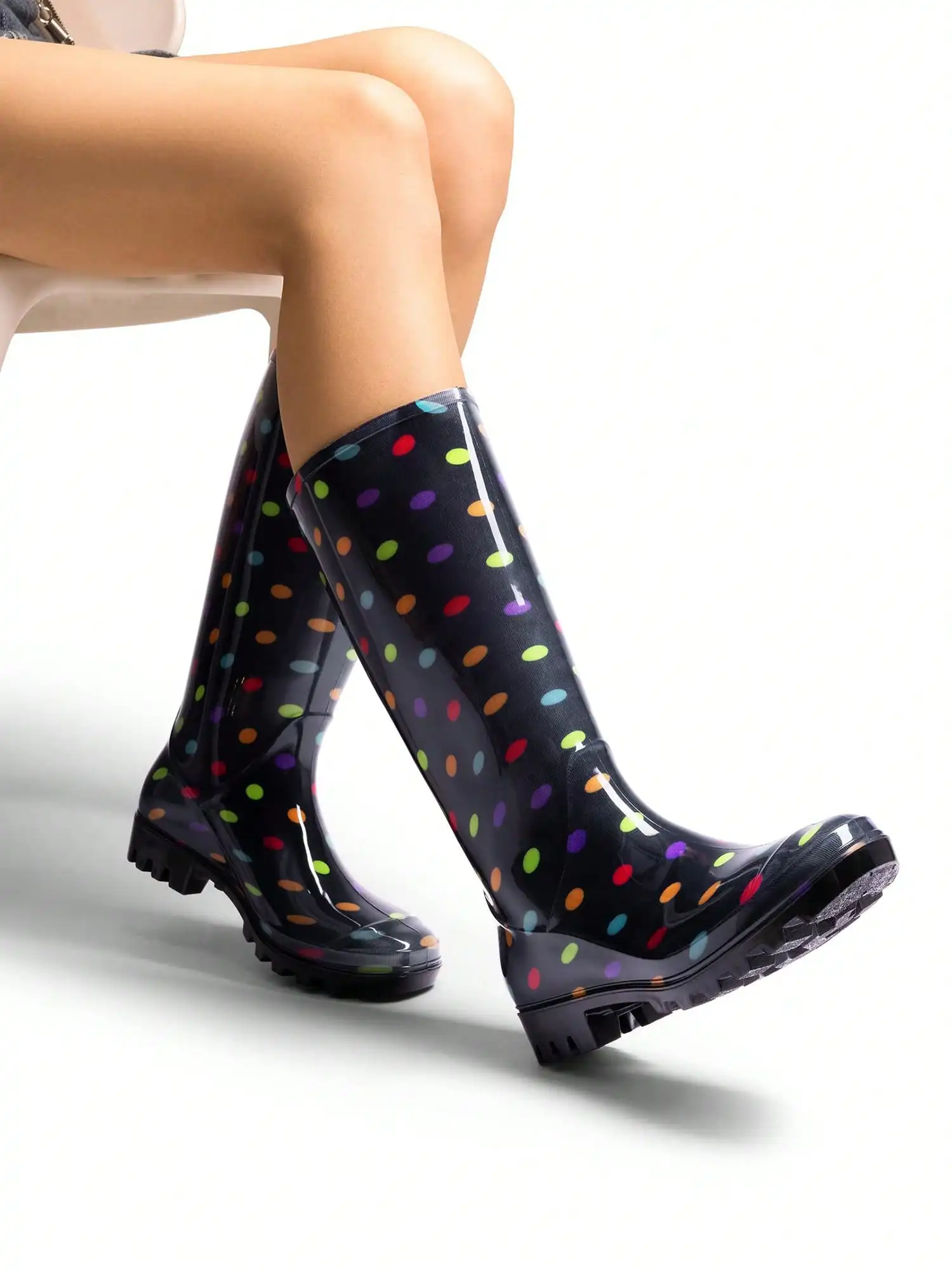 Women Wellington Boots Rain Boots Waterproof Knee High Boots, For Outdoor Garden Hiking Work
Women Wellington Boots Rain Boots Waterproof Knee High Boots, For Outdoor Garden Hiking Work