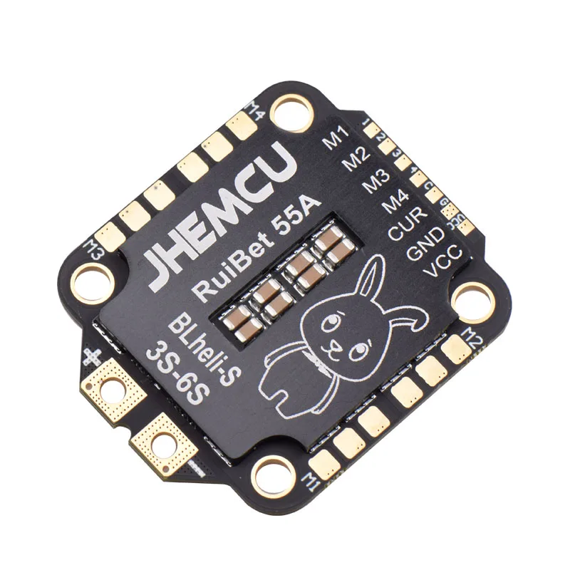 JHEMCU RuiBet 45A 55A BLHELI_S Dshot600 3-6S Brushless 4in1 ESC 30X30mm for FPV Freestyle Flight Controller Stack DIY Parts
JHEMCU RuiBet 45A 55A BLHELI_S Dshot600 3-6S Brushless 4in1 ESC 30X30mm for FPV Freestyle Flight Controller Stack DIY Parts