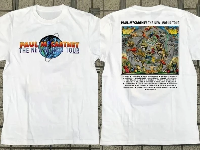 Paul McCartney The New World Tour 1993 T-Shirt High-end Luxury Is for Both Men and Women Top Y2k
Paul McCartney The New World Tour 1993 T-Shirt High-end Luxury Is for Both Men and Women Top Y2k