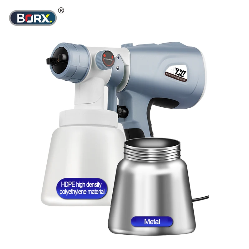 Электрический краскопульт большой емкости с литиевой батареей, компактный бытовой инструмент для покраски, распылитель для покраски, аппарат для распыления краски
Электрический краскопульт большой емкости с литиевой батареей, компактный бытовой инструмент для покраски, распылитель для покраски, аппарат для распыления краски