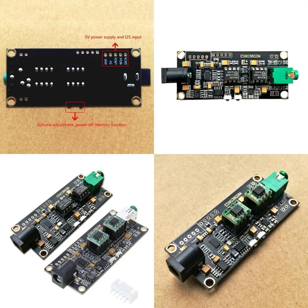 E56B ES9038Q2M Плата декодеров Вход ES9038 Асинхронный USB-модуль PCM768KHz DSD512
E56B ES9038Q2M Плата декодеров Вход ES9038 Асинхронный USB-модуль PCM768KHz DSD512