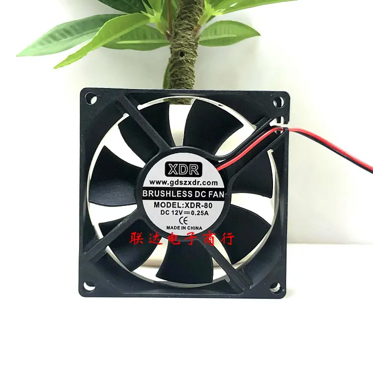 New High Airflow Power Supply Cooling Fan for XDR XDR-80 80x80x25mm 8cm 12V 0.25A
New High Airflow Power Supply Cooling Fan for XDR XDR-80 80x80x25mm 8cm 12V 0.25A