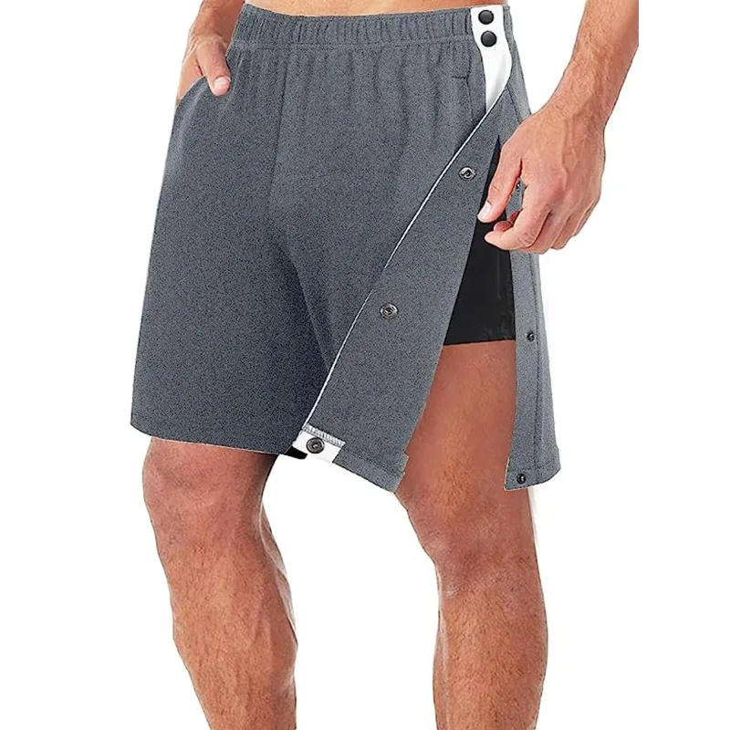 Men's Tear Away Basketball Shorts Split Snap Off Full Open Down Button joggers Summer Male Fashion Baggy Post Surgery Shorts
Men's Tear Away Basketball Shorts Split Snap Off Full Open Down Button joggers Summer Male Fashion Baggy Post Surgery Shorts