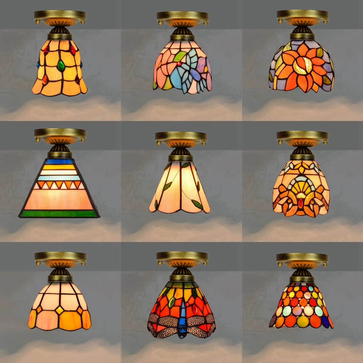 Tiffany Ceiling Light Hallway Aisle Corridor Bedroom Kitchen Restaurant Gallery Living Room Indoor stained glass Ceiling lamp
Tiffany Ceiling Light Hallway Aisle Corridor Bedroom Kitchen Restaurant Gallery Living Room Indoor stained glass Ceiling lamp