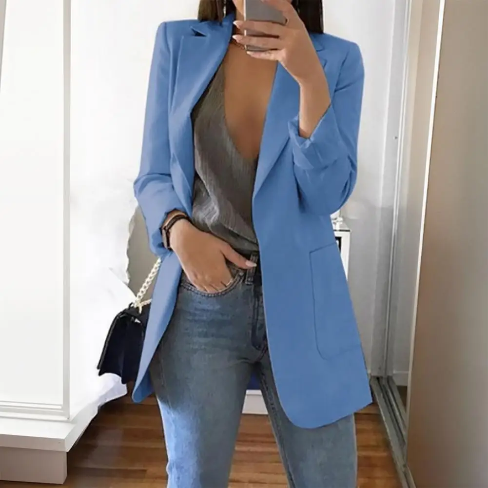 Autumn Jacket Woman Long Sleeve Casual Blazer Jacket Women Button Coat Fashion Work Office Loose Coat Tops Femme Workwear
Autumn Jacket Woman Long Sleeve Casual Blazer Jacket Women Button Coat Fashion Work Office Loose Coat Tops Femme Workwear
